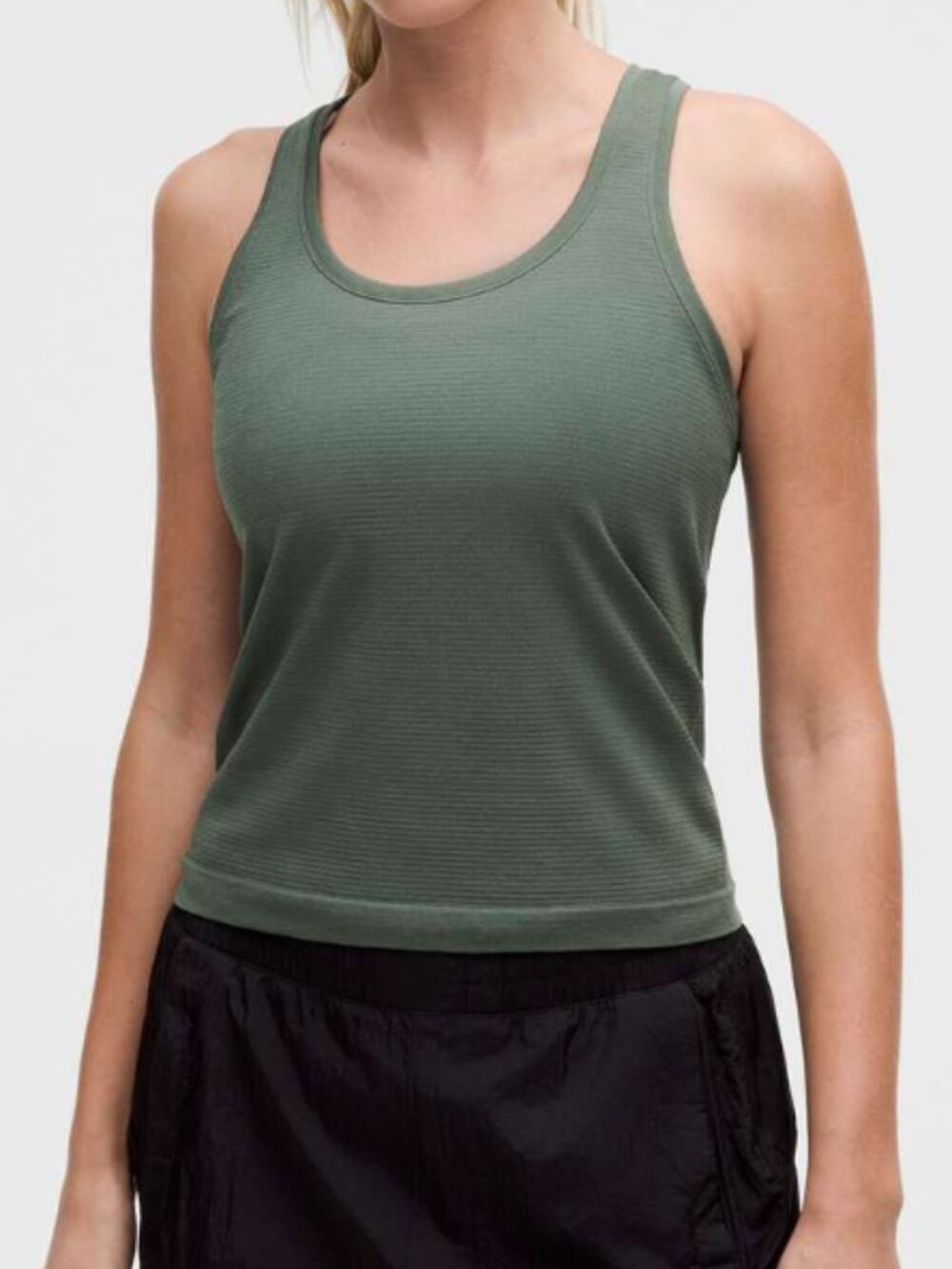 NWT Lululemon Swiftly Tech Racerback Tank Top 2.0 *Waist Length Size 8 Green
